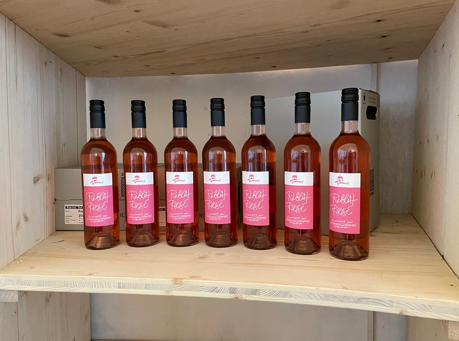 Reblüt Rosé – aus der Gamaret-Traube gekeltert.